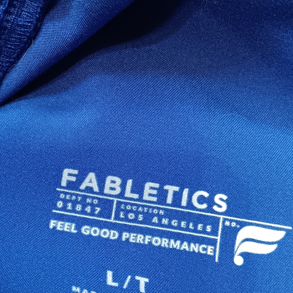 Fabletics Womens Royal Blue Scrub Pants SIZE LT - Picture 2 of 4